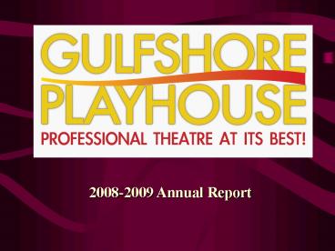 20082009 Annual Report