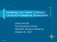 Navigating Your Career: Charting A Course for Professional Development PowerPoint PPT Presentation