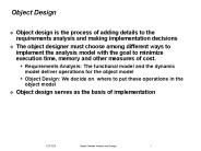 Object Design