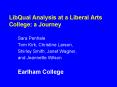 LibQual Analysis at a Liberal Arts College: a Journey PowerPoint PPT Presentation