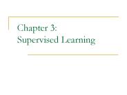 Chapter 3: Supervised Learning