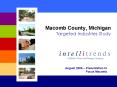 Macomb County, Michigan Targeted Industries Study PowerPoint PPT Presentation