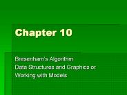 Bresenhams Algorithm
