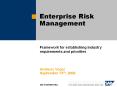 Enterprise Risk Management PowerPoint PPT Presentation