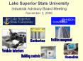 Lake Superior State University Industrial Advisory Board Meeting November 3, 2006 PowerPoint PPT Presentation