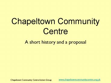 Chapeltown Community Centre
