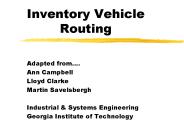 Inventory Vehicle Routing