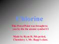 Chlorine PowerPoint PPT Presentation