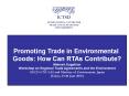 Promoting Trade in Environmental PowerPoint PPT Presentation