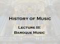 History of Music PowerPoint PPT Presentation