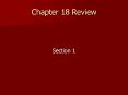 Chapter 18 Review PowerPoint PPT Presentation