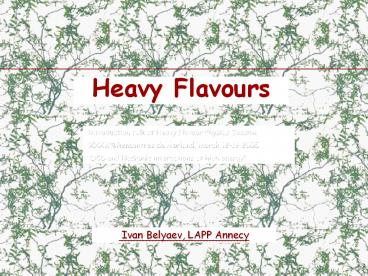 Ivan Belyaev, LAPP Annecy