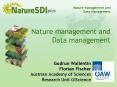 Nature management and Data management PowerPoint PPT Presentation