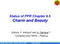 Status of PPR Chapter 6.5 Charm and Beauty PowerPoint PPT Presentation