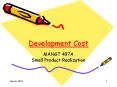 Development%20Cost PowerPoint PPT Presentation