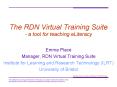 The RDN Virtual Training Suite a tool for teaching eLiteracy PowerPoint PPT Presentation
