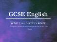 GCSE English PowerPoint PPT Presentation