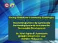 Facing Global and Community Challenges: PowerPoint PPT Presentation