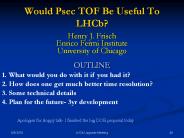 Would%20Psec%20TOF%20Be%20Useful%20To%20LHCb?