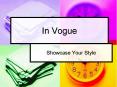 In Vogue PowerPoint PPT Presentation