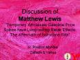 Discussion of Matthew Lewis "Temporary Wholesale Gasoline Price Spikes have Longlasting Retail Effec PowerPoint PPT Presentation