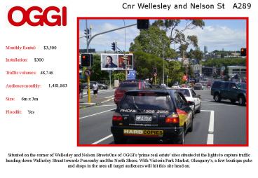 A289 Cnr Wellesley and Nelson St