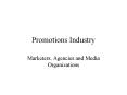 Promotions Industry PowerPoint PPT Presentation