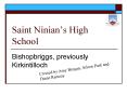 Saint Ninians High School PowerPoint PPT Presentation