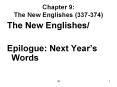 Chapter 9: The New Englishes (337-374) PowerPoint PPT Presentation