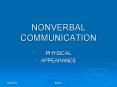 NONVERBAL COMMUNICATION
