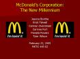 McDonald PowerPoint PPT Presentation