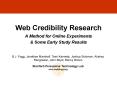 Web Credibility Research PowerPoint PPT Presentation