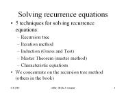 Solving%20recurrence%20equations