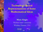 Technology-Based Representations of Some Mathematical Ideas