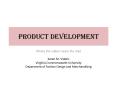Product Development PowerPoint PPT Presentation