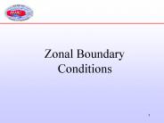 Zonal Boundary Conditions