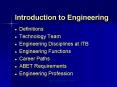 Introduction to Engineering PowerPoint PPT Presentation