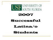 Successful Latino Students