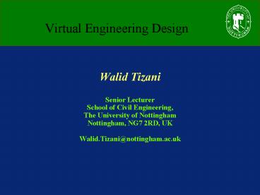 Virtual Engineering Design