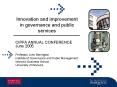 Innovation and improvement in governance and public services PowerPoint PPT Presentation
