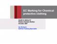 EC Marking for Chemical protective clothing PowerPoint PPT Presentation