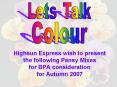 Lets Talk Colour PowerPoint PPT Presentation