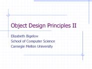 Object Design Principles II