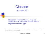 Classes