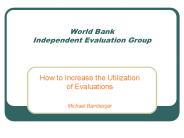 World Bank Independent Evaluation Group