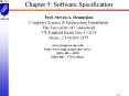 Chapter 5: Software Specification PowerPoint PPT Presentation