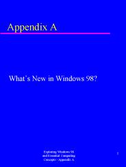 Appendix A