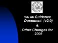 ICR 56 Guidance Document (v2.0) PowerPoint PPT Presentation