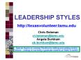 LEADERSHIP STYLES PowerPoint PPT Presentation