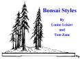 Bonsai Styles PowerPoint PPT Presentation